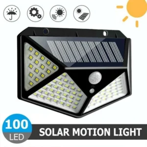 1Pcs 100 LED Smart Solar Light with Motion Sensor