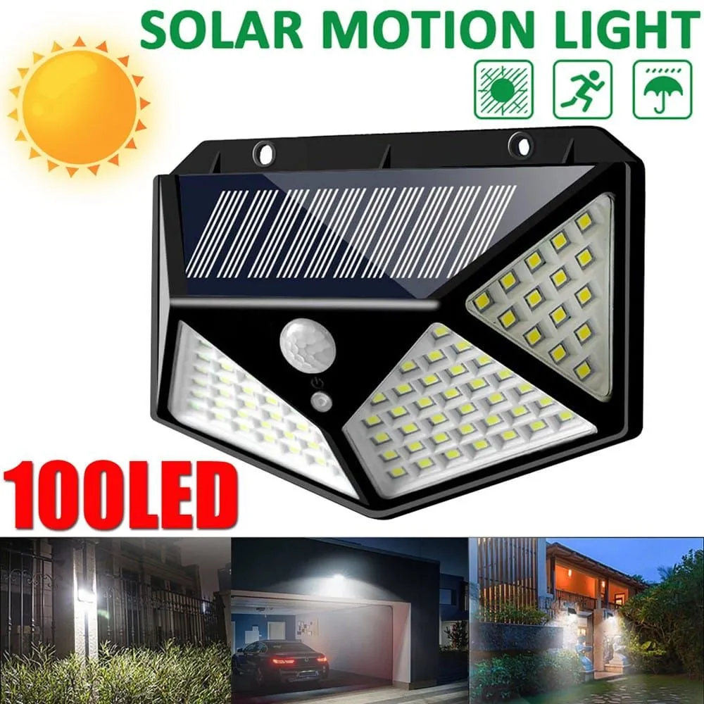 1Pcs 100 LED Smart Solar Light with Motion Sensor - Image 2
