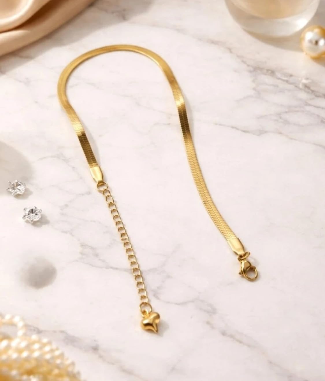 18K Premium Gold Finishing Stainless Payel – ৪ পিস (২ জোড়া) সেট ✨ - Image 6