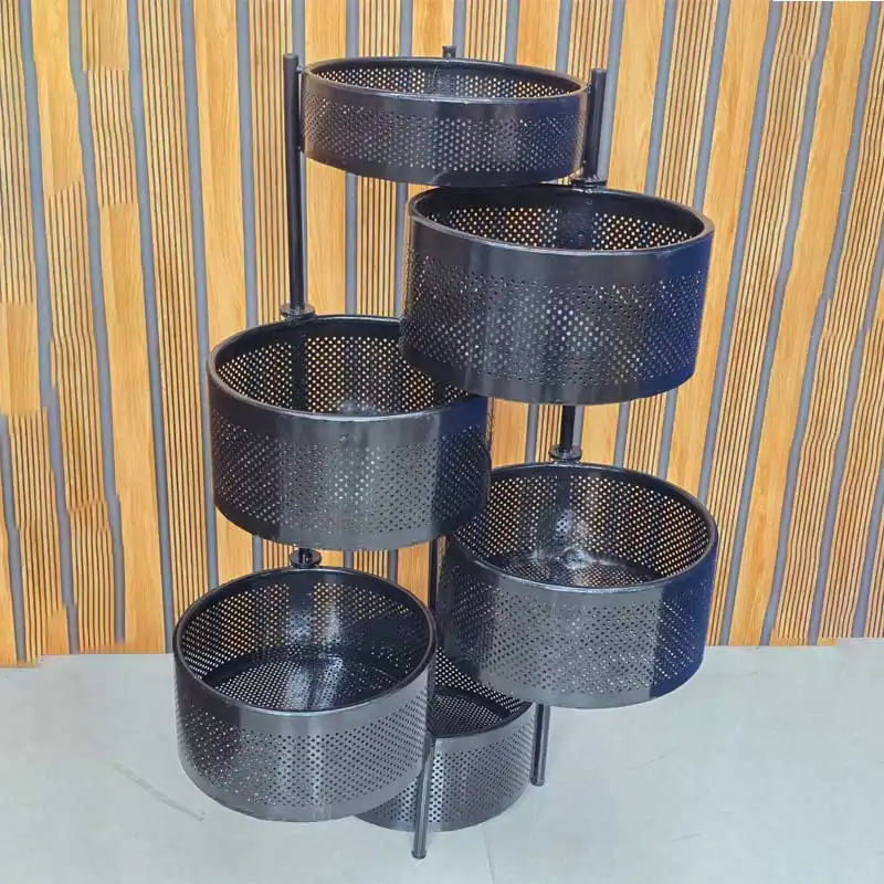 6 Layer Rotating Kitchen Rack – ৬ তাকের ঘূর্ণায়মান কিচেন র্যাক