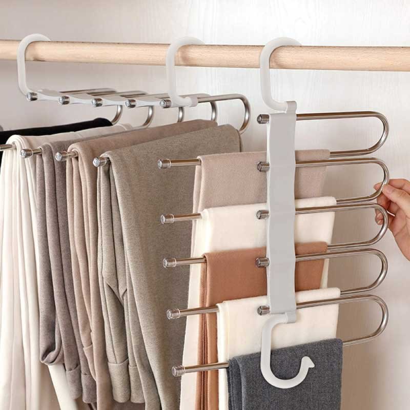 Almari Closet Cloth Hanger – মাল্টি-লেয়ার আলমারি কাপড়ের হ্যাঙ্গার (Single / Combo) - Image 5