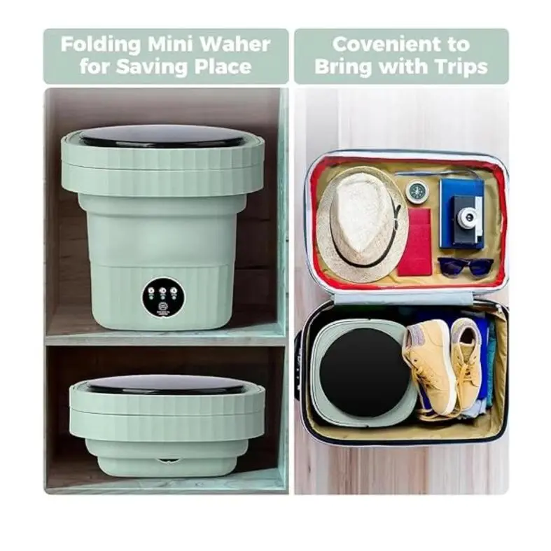 Foldable Mini Washing Machine – ভাঁজ করা যায় এমন পোর্টেবল ওয়াশিং মেশিন - Image 5