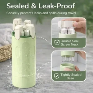 4-in-1 Travel Dispenser Bottle – ৪-ইন-১ ট্রাভেল লিকুইড বোতল (Single / Combo)